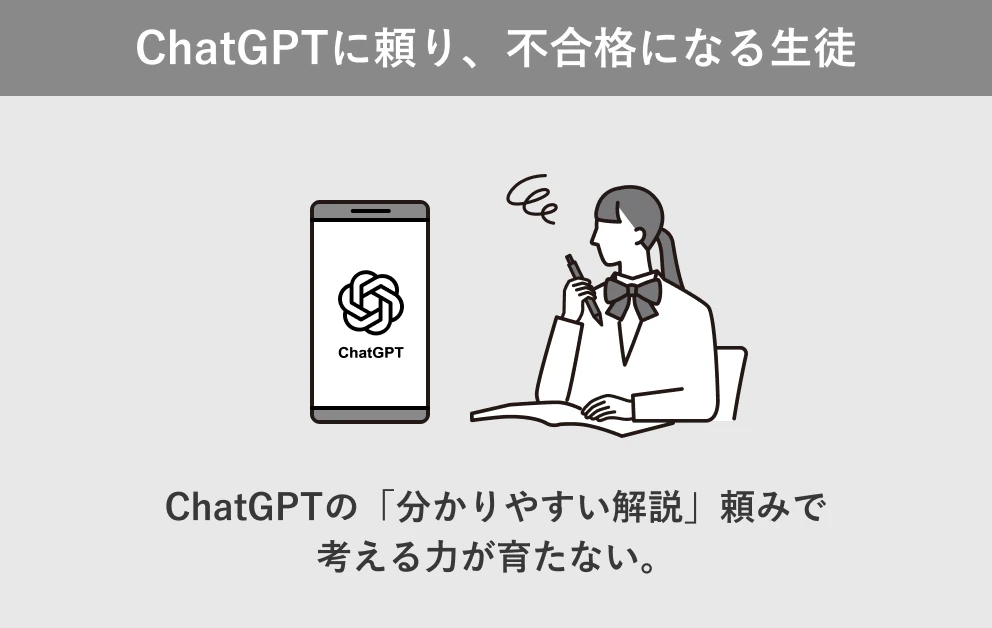ChatGPTの解説頼みで考える力が不足する-2